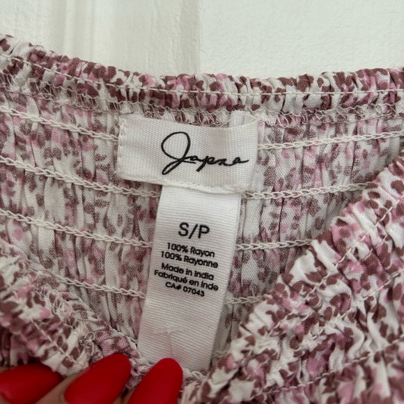 ✨NWT | Japna | Floral balloon sleeves ruffled milkmaid dress - Picture 3 of 7